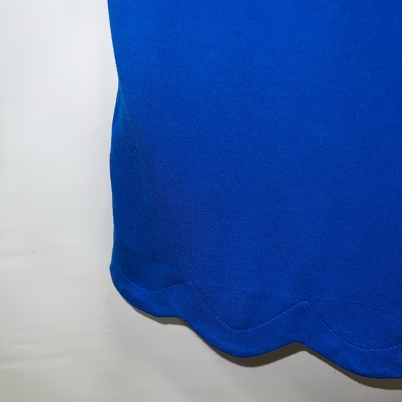 Isaac Mozart Blouse Women’s Medium Blue Long Sleeve Polyester Blend V-Neck - Picture 13 of 15